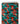 Tissu - Vagues Abstraites Turquoise Rouge