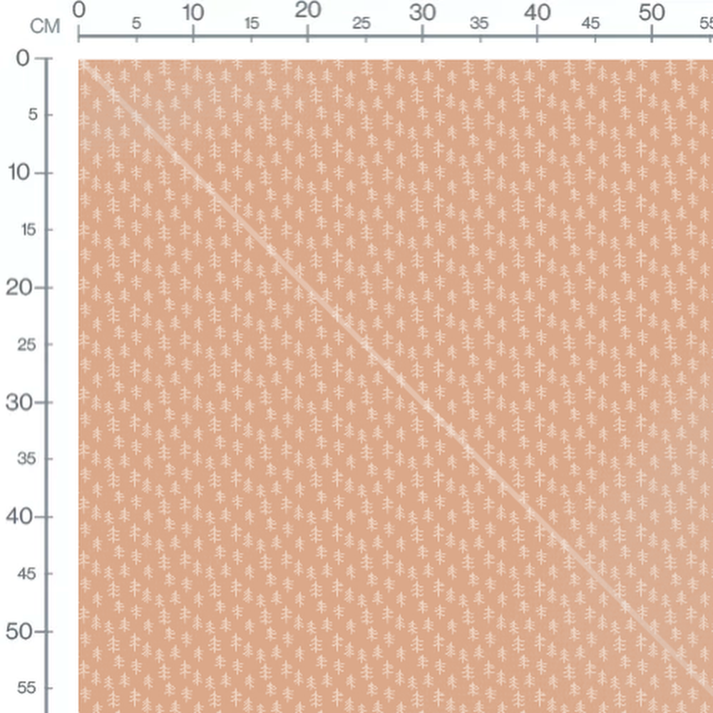 Tissu - Tortues brunes et méduses jaunes