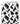 Tissu - Animaux noirs et constellations