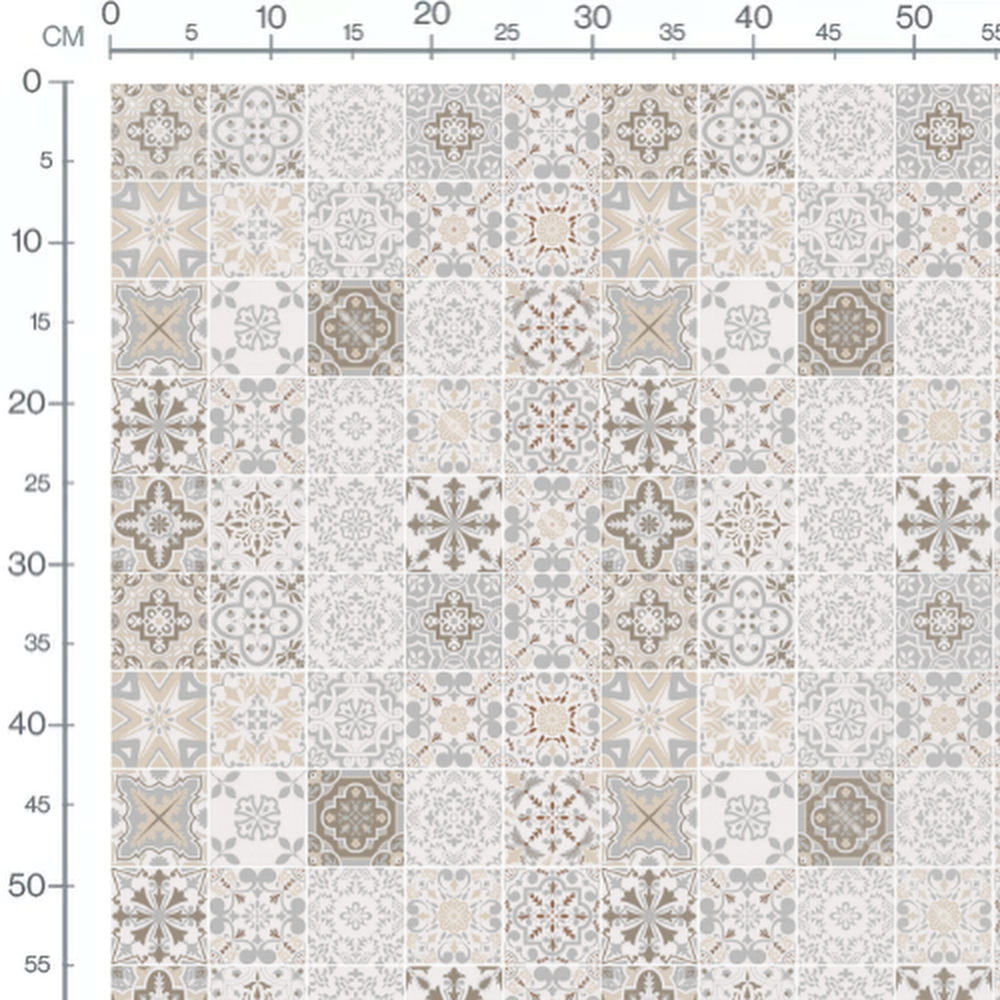Tissu - Carreaux de ciment classiques