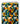 Tissu - Mosaïque Cubes Vert Or
