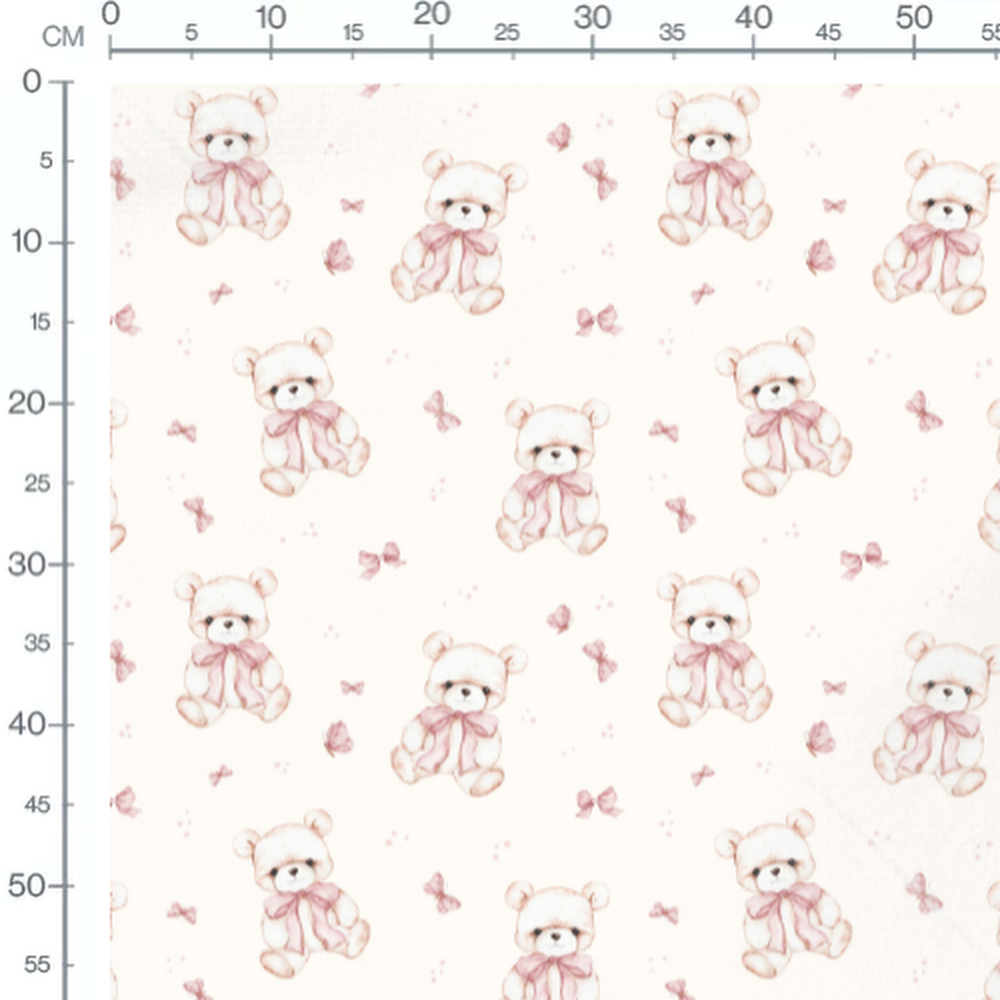 Tissu - Noisettes brunes et grises