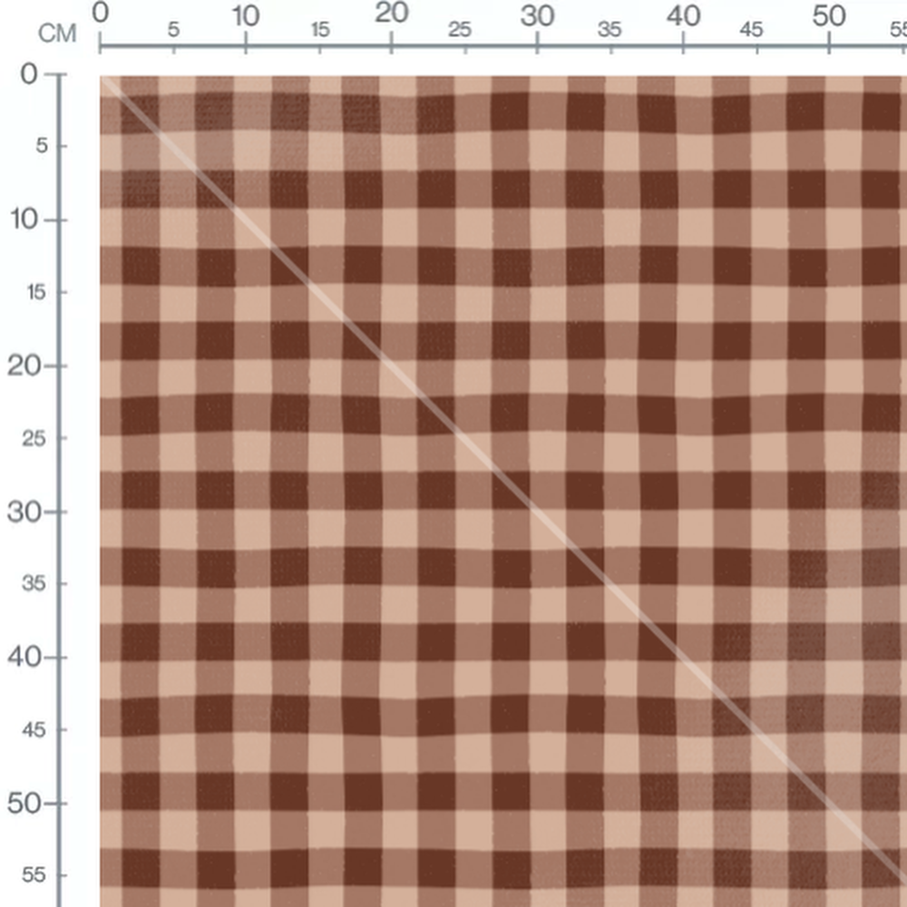 Tissu - Carreaux géométriques beige