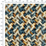 Tissu - Tissage Cubes Modernes