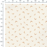 Tissu - Graines ailées beige