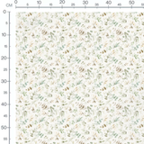 Tissu - Feuillages aquarelle doux