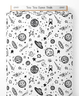 Tissu - Tissu Espace Doodle