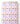 Tissu - Fleurs multicolores sur fond rose