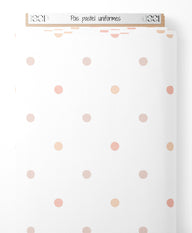 Tissu - Pois pastel uniformes