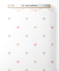 Tissu - Pois pastel uniformes