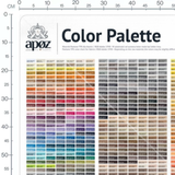 Tissu - Nuancier multicolore