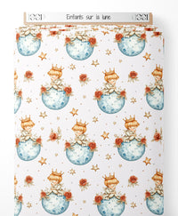 Tissu - Enfants sur la lune