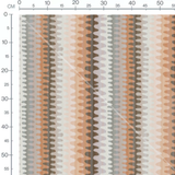 Tissu - Ondulations beige et marron