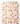 Tissu - Fleurs orange et beige