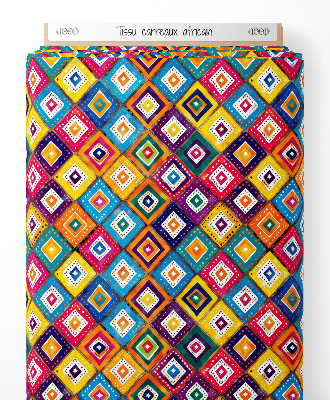 Tissu - carreaux africain