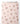 Tissu - Fleurs roses sur fond rose