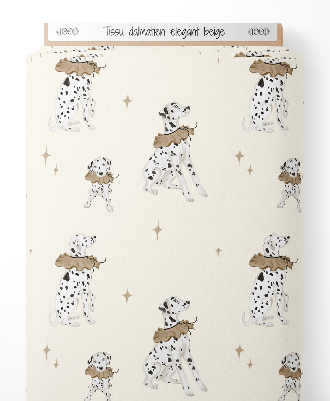 Tissu - dalmatien elegant beige