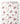 Tissu - Fleurs roses et feuilles brunes 2