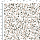 Tissu - Fleurs roses et feuillage doux 3