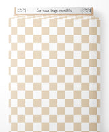 Tissu - Carreaux beige répétitifs