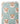 Tissu - Vaches fleuries sur bleu-gris