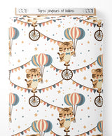 Tissu - Tigres jongleurs et ballons