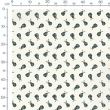 Tissu - Poires carreaux sur fond clair
