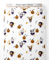 Tissu - Animaux mignons Halloween