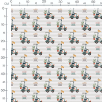 Tissu - Girafes sur scooters