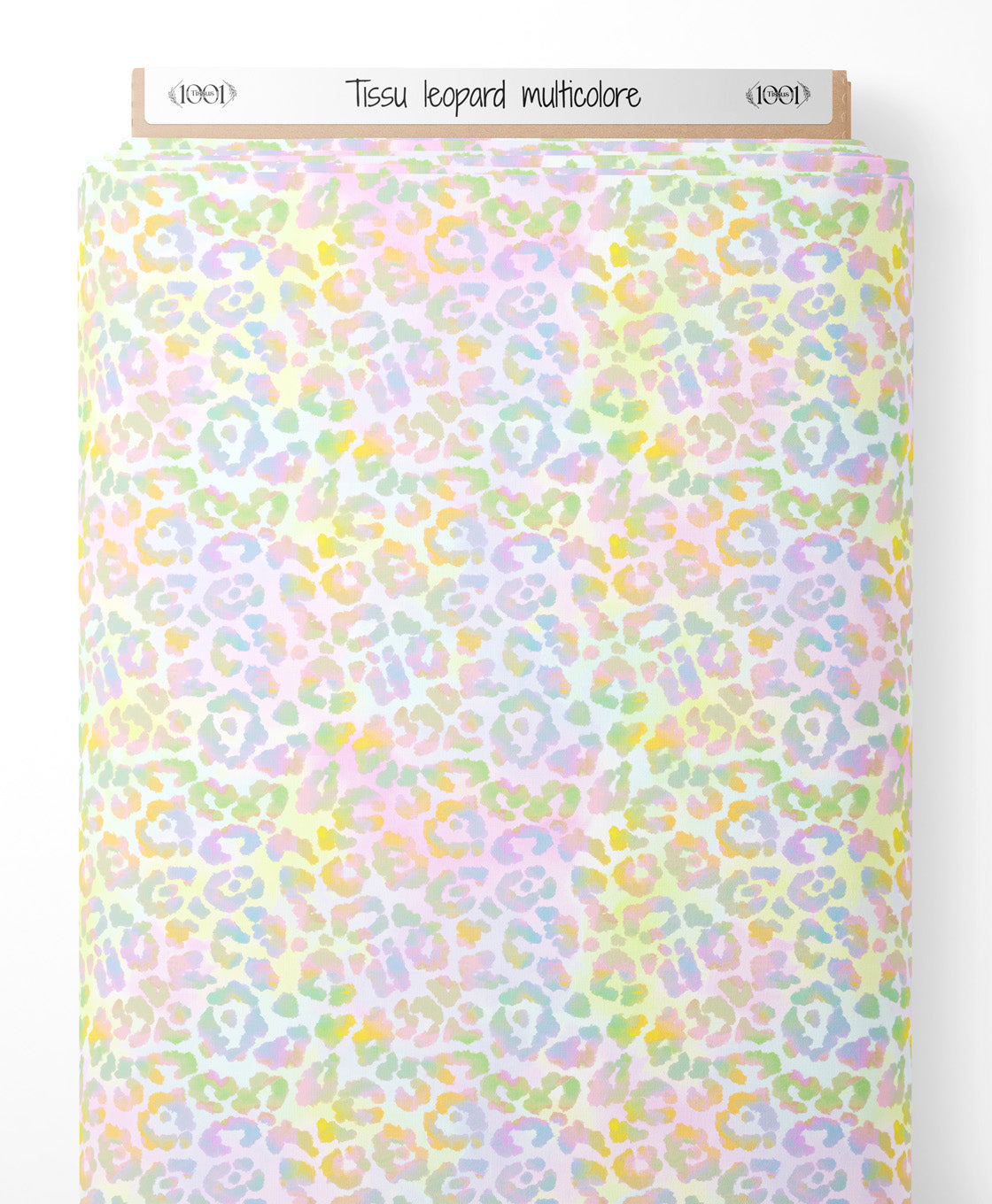 Tissu - leopard multicolore
