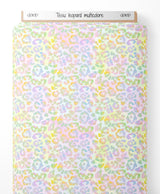 Tissu - leopard multicolore