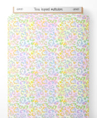 Tissu - leopard multicolore