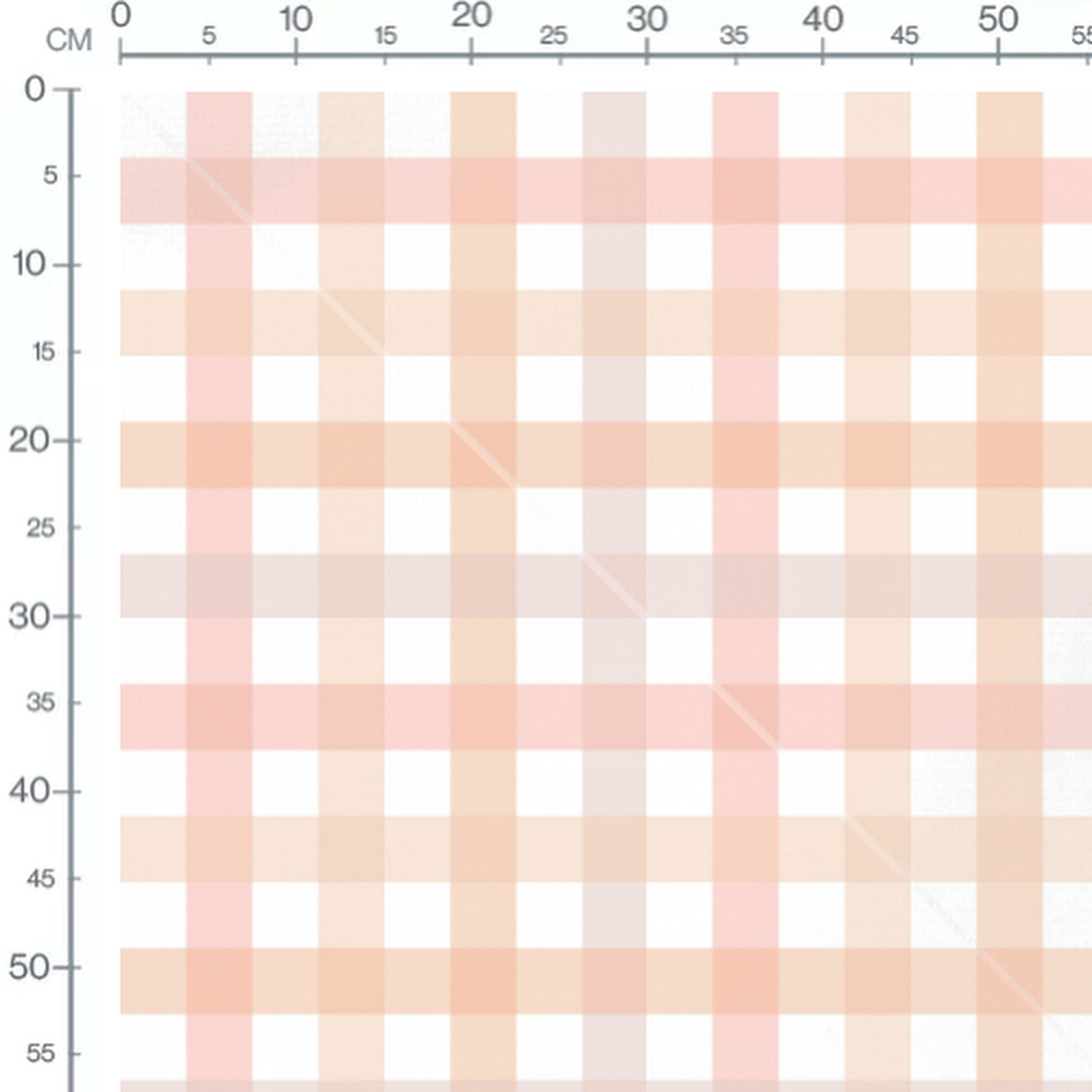 Tissu - Carreaux roses et beiges