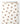 Tissu - Empreintes marron sur blanc