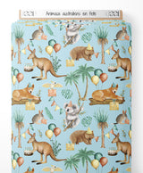 Tissu - Animaux australiens en fête