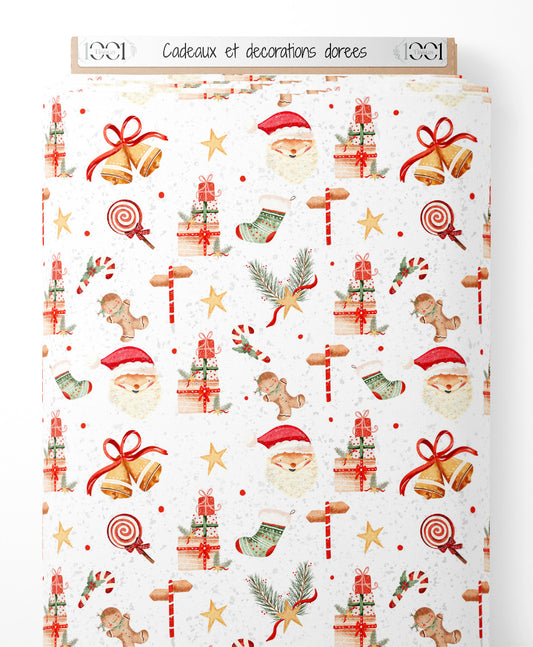 Tissu - Cadeaux et décorations dorées