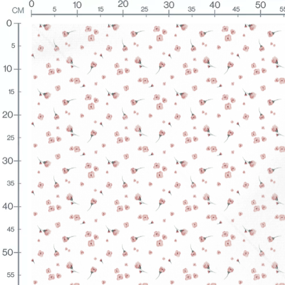 Tissu - Chiens joyeux sur fond gris