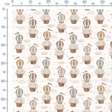 Tissu - Chaussettes grises et étoiles