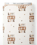 Tissu - Motifs Love et coeurs