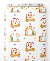 Tissu - Jeux éducatifs colorés