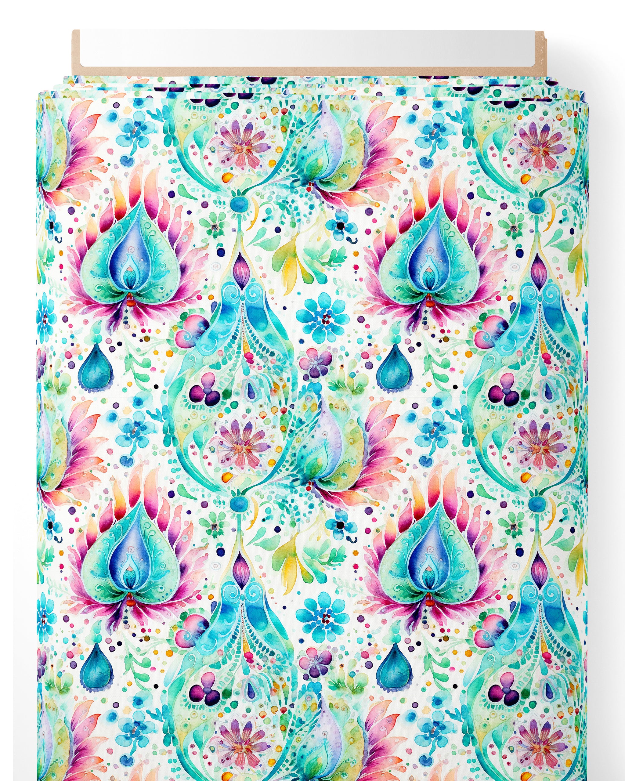 Tissu - Fleur paisley 7