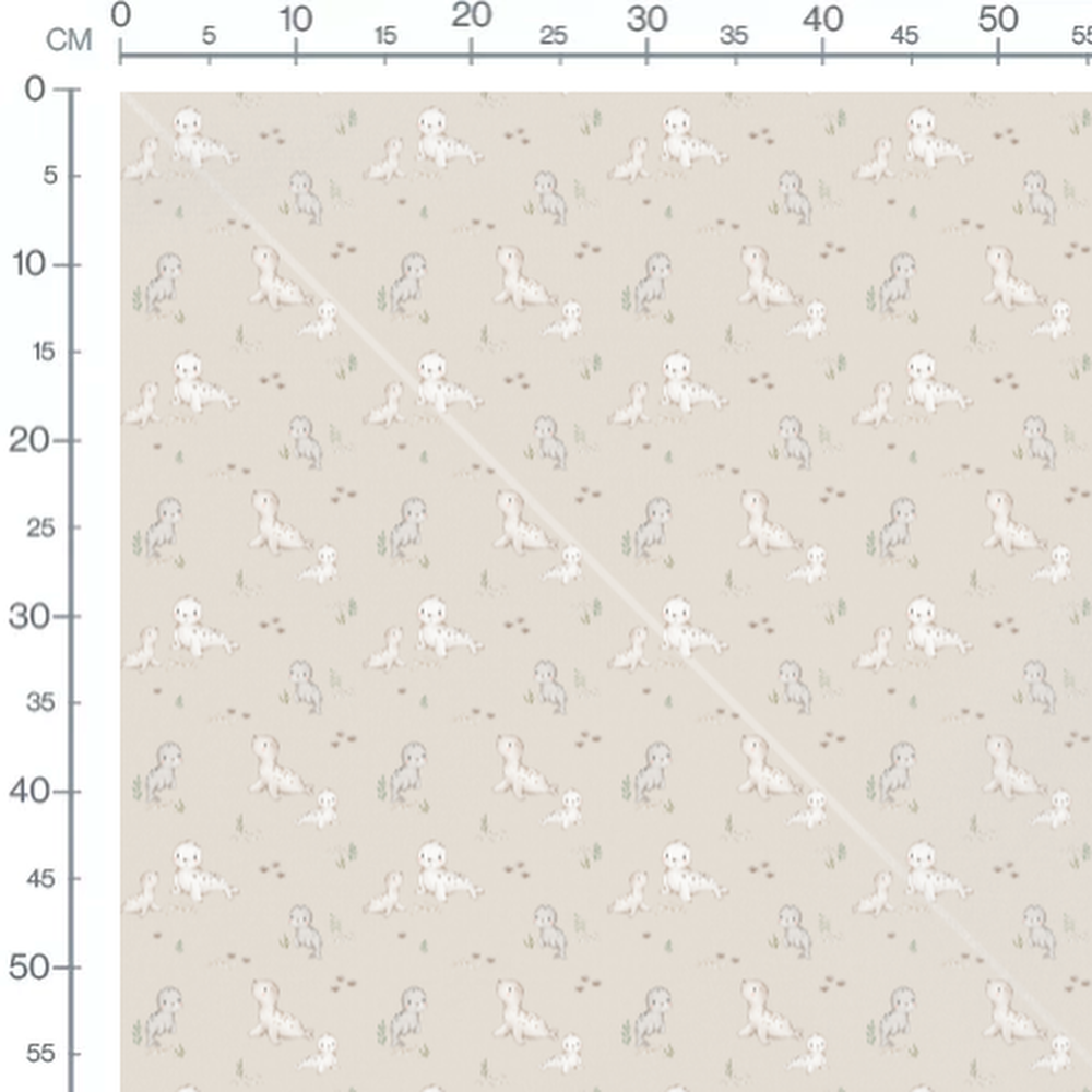 Tissu - Petits phoques adorables