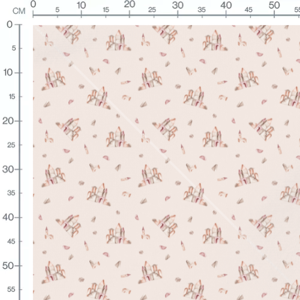 Tissu - Animaux de la forêt et plantes