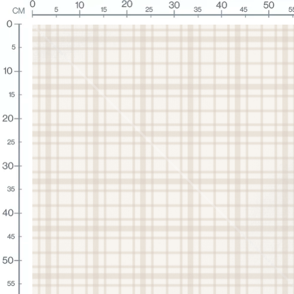 Tissu - Carreaux quadrillés beiges