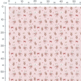 Tissu - Lapins et oursons danseurs