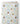 Tissu - Fleurs blanches et bleues claires
