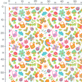 Tissu - Motifs jardin joyeux