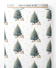 Tissu - Sapin et cadeaux de Noël