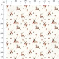 Tissu - Avions pastel sur fond blanc