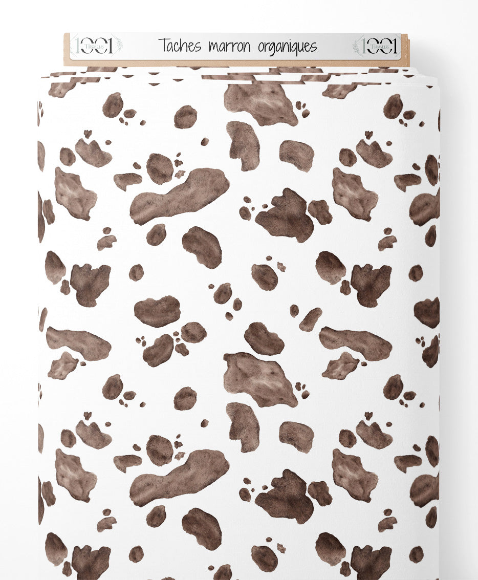 Tissu - Taches marron organiques